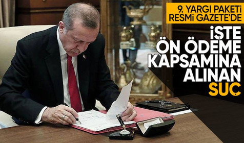 Yargı Paketi Resmi Gazete'de: Yeni düzenlemeler yürürlüğe girdi!