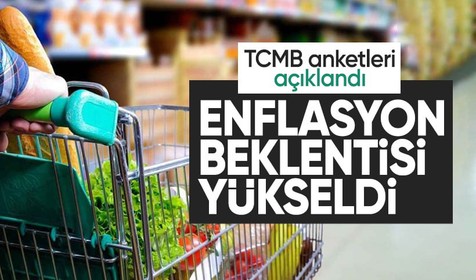 TCMB anketinde enflasyon beklentisi yükseldi