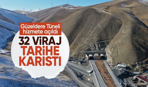 Van-Hakkari arasındaki Güzeldere Tüneli hizmete açıldı: 32 viraj tarihe karıştı