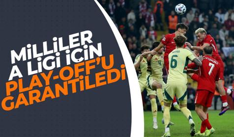 A Milliler galibiyeti alamasa bile A Ligi için play-off'ları garantiledi