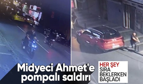 Beşiktaş’ta 'Midyeci Ahmet'e pompalı tüfekle saldırı kamerada: 4 yaralı, 7 gözaltı