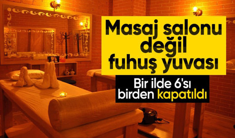 Kütahya'da 6 masaj salonu 'fuhşa teşvik ve aracılık' iddiasıyla 90 gün süreyle kapatıldı