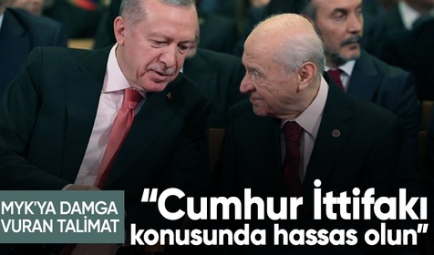 Cumhurbaşkanı Erdoğan'dan dikkat çeken talimat: Cumhur İttifakı konusunda hassas olun