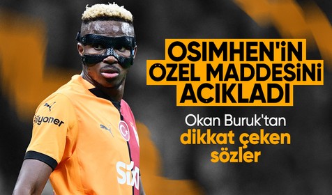 Galatasaray'da Okan Buruk'tan Victor Osimhen açıklaması: Kalacağını söyledi