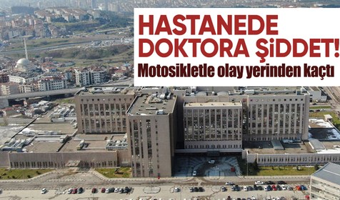 Hastanede doktoru dövüp motosikletiyle kaçtı! Suç makinesinden doktora saldırı
