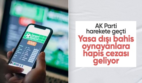 Yeni düzenleme için düğmeye basıldı: Yasa dışı bahis oynayanlara hapis cezası geliyor