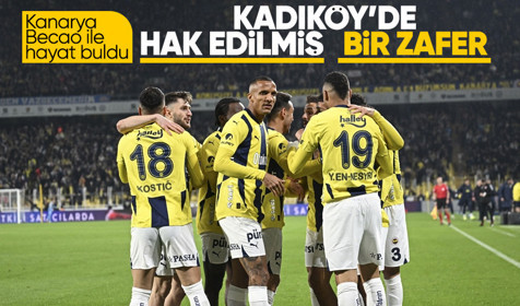 Kadıköy'de 3 gollü galibiyet! Fenerbahçe kritik haftada hata yapmadı