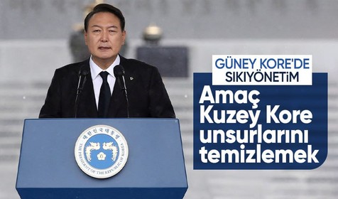 Güney Kore'de sıkıyönetim ilan edildi