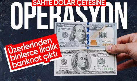 Piyasaya sahte dolar süren 4 şüpheli yakalandı! Üzerlerinden 20 bin sahte dolar çıktı