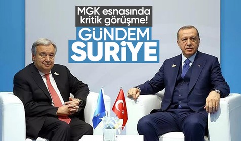 Cumhurbaşkanı Erdoğan, Guterres ile telefonda görüştü