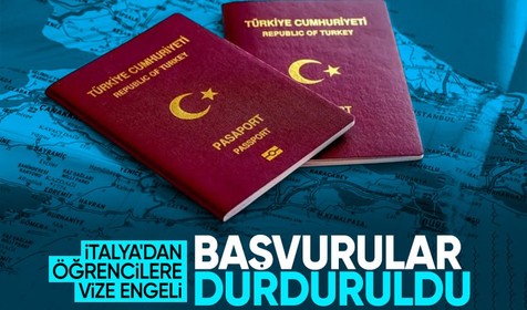 İtalya’dan Türk öğrencilere vize engeli: Başvurular durduruldu!