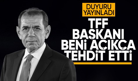 Galatasaray Başkanı Dursun Özbek'ten TFF Başkanı İbrahim Hacıosmaoğlu'na yanıt