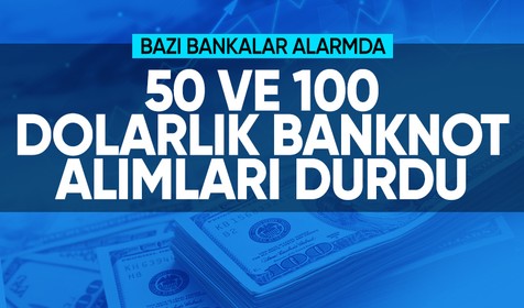 Sahte dolar alarmı: Bazı bankalar 50 ve 100 dolarlık banknot alımını durdurdu!