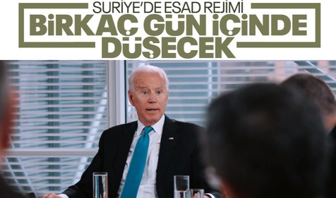 ABD Başkanı Biden'dan Suriye açıklaması: Rejim birkaç gün içinde düşecek