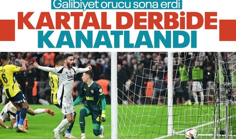 5 maç sonra galibiyet geldi! Dev derbinin kazananı Beşiktaş