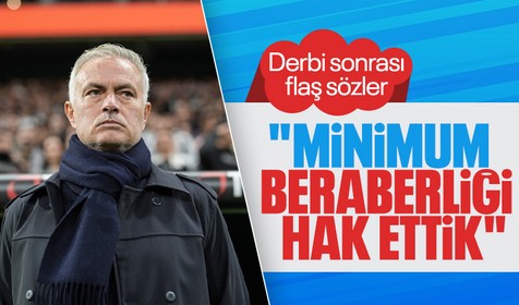 Jose Mourinho: "Kazanmak için daha fazlasını yapan taraf kaybetti"