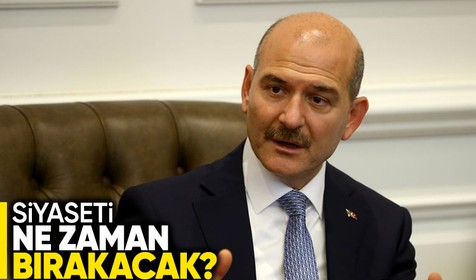 Süleyman Soylu açıkladı! Siyaseti ne zaman bırakacak?