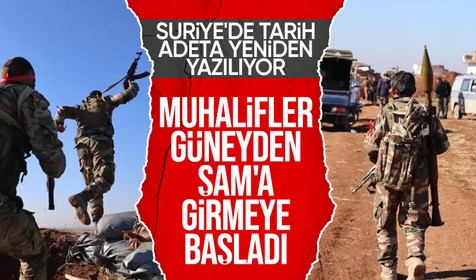 Suriye'de sıcak gelişme! Başkentin güneyine ilk adım atıldı