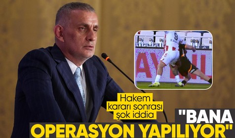 Barış Alper Yılmaz’ın pozisyonu sonrası TFF Başkanı İbrahim Hacıosmanoğlu'ndan çarpıcı iddia: Bana operasyon yapıyorlar