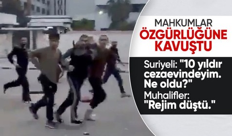 Suriye'de serbest bırakılan mahkumlar hem şaşkın hem duygusal