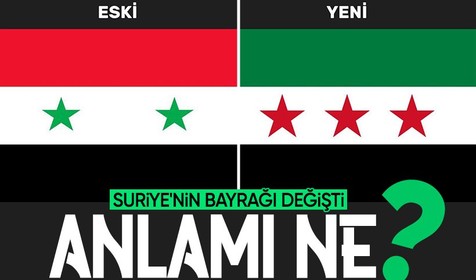 Suriye'nin bayrağı değişti: Yeni bayrak neyi simgeliyor? Anlamı nedir?