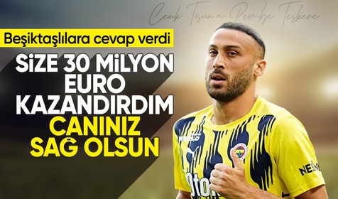 Cenk Tosun 'pembe tezkere' tezahüratı sonrası Beşiktaşlılara kırgın değil