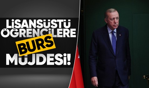 Cumhurbaşkanı Erdoğan'dan lisansüstü öğrencilerine burs müjdesi