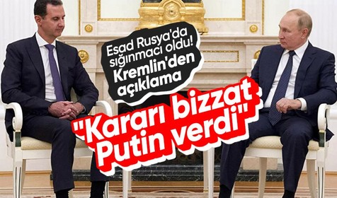 Esad Rusya'da sığınmacı oldu! Kremlin'den açıklama: Kararı bizzat Putin verdi