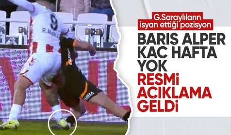 Galatasaray'ın yıldız golcüsü Barış Alper Yılmaz'ın MR sonucu çıktı! Kaç hafta yok? Osimhen'in sağlık durumu ne?