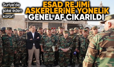 HTŞ yönetiminde dikkat çeken karar! Suriye'de muhalifler, askerler için genel af ilan edildi