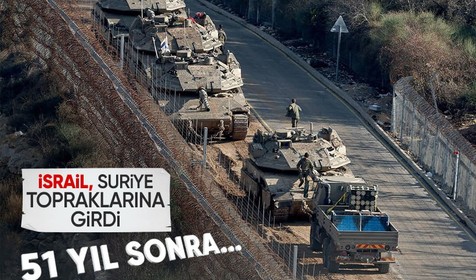 İsrail Suriye topraklarına girdi: 1973'ten bu yana ilk