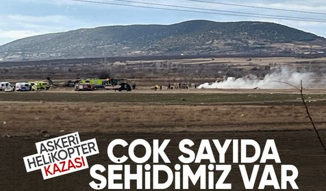 Son dakika! Isparta'da askeri helikopter düştü: Çok sayıda şehidimiz var