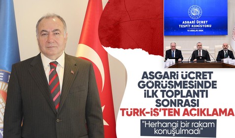 Asgari ücret görüşmesinde ilk toplantı sonrasında TÜRK-İŞ'ten açıklama