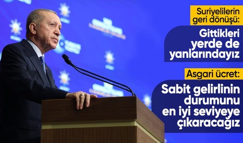 Cumhurbaşkanı Erdoğan: Suriye'de diğer terör örgütlerinin de en kısa sürede başı ezilecektir!