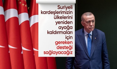 Cumhurbaşkanı Erdoğan'dan İnsan Hakları Günü mesajı: Suriye'yi yeniden ayağa kaldırma çabalarına her türlü desteği sağlayacağız