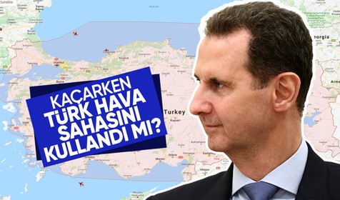 Dışişleri kaynakları: Esad'ı taşıyan uçak Türk hava sahasını kullanmadı
