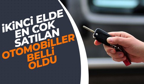 İkinci elde en çok satılan otomobiller belli oldu: Listenin ilk sırasında sürpriz bir marka var