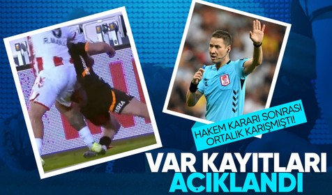 Sivasspor - Galatasaray maçının VAR kayıtları açıklandı: Barış Alper'in pozisyonunda neler konuşuldu?
