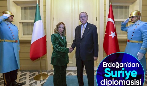 Cumhurbaşkanı Erdoğan, Meloni ve von der Leyen ile görüştü
