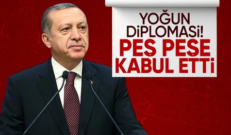 Cumhurbaşkanı Erdoğan'dan yoğun diplomasi! Peş peşe görüşmeler gerçekleştirdi