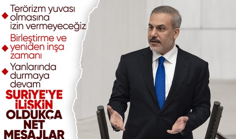 Hakan Fidan'dan Suriye mesajı: "Terörizm yuvası olmasına izin vermeyeceğiz"