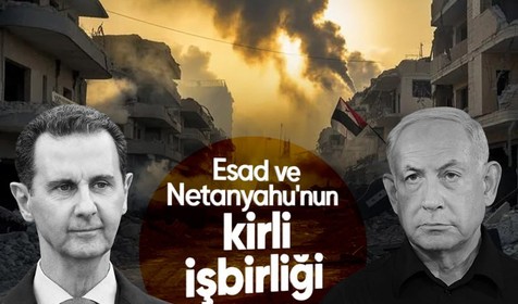 Soykırımcı liderler Esad ve Netanyahu'nun kirli ortalığı