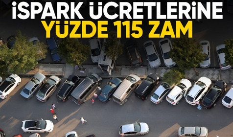 İstanbul'da İSPARK otopark ücretlerine yüzde 115'e varan zam