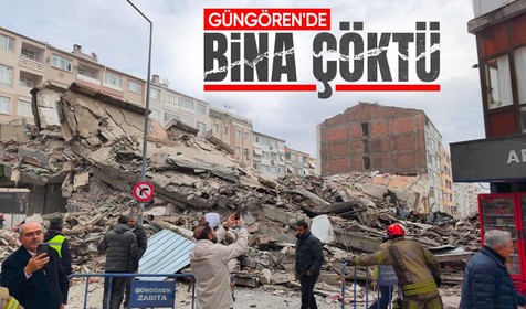 Son dakika! Güngören'de bina çöktü: Çok sayıda ekip sevk edildi