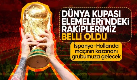 A Milli Takım'ın 2026 Dünya Kupası Elemeleri'ndeki rakipleri belli oldu