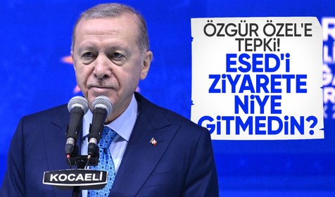 Cumhurbaşkanı Erdoğan'dan Özgür Özel'e tepki: Esed'i ziyaret edecektin, niye gitmedin?
