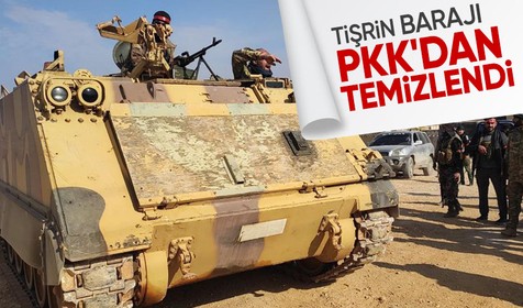 Suriye Milli Ordusu, Tişrin Barajı'nı terör örgütü PKK/YPG'den kurtardı