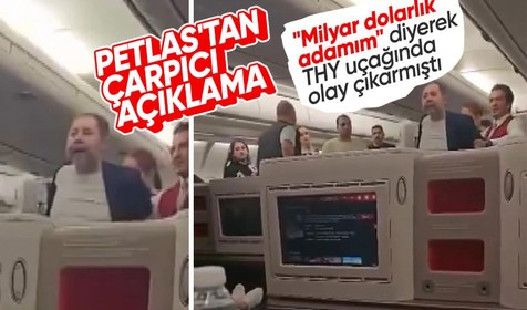 THY uçağında sarhoş yolcu krizi! "Milyar dolarlık adamım. Türkiye'yi satın alırım" diye çıkıştı: Kara listede