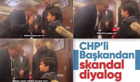 CHP'li Belediye Başkanından tartışma yaratan diyalog: Baban rüşvet yer mi, hırsızlık yapar mı?"