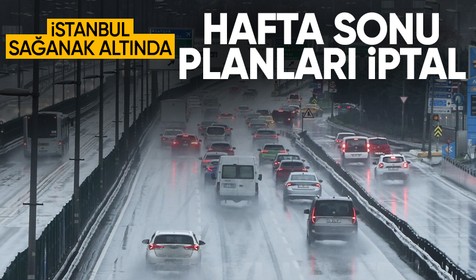 İstanbul'da aralıksız yağış devam ediyor: Megakent yağmur altında